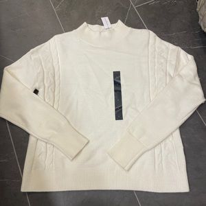 Cream banana republic sweater